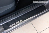 Kryty prah�-nerez+karbon Porsche CAYENNE II -- od roku v�roby 2010- (4-d�ln� sada)
